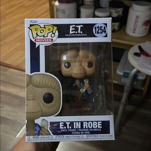 Funko POP E.T. in Robe Vinyl #1254 Figure - Brown and Blue
